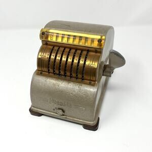 Vintage Precise Mechanical Adding Machine Lever 1940s Chicago Handle Works